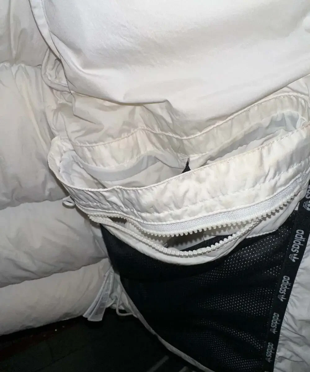 Adidas Originals SST Superstar Down Padded White Bomber Jacket - Picture 8 of 16